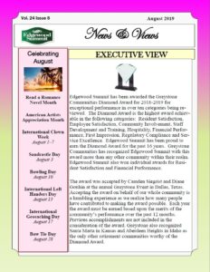 Edgewood Summit August Newsletter 2019