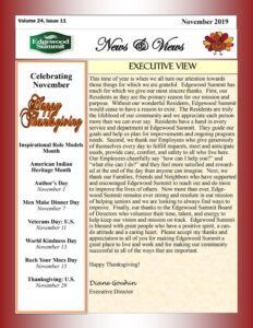 Edgewood Summit November 2019 newsletter