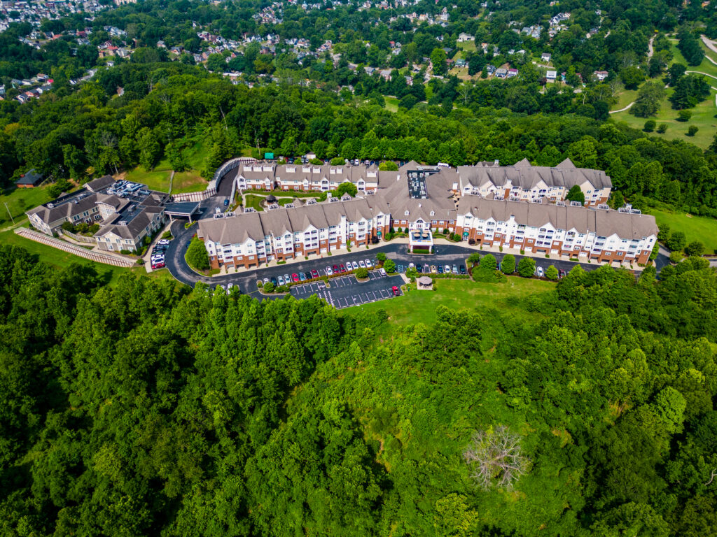 Edgewood summit aerial shot